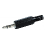 SPINA 3.5MM STEREO NERO CON GUIDACAVO
