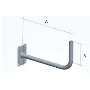 STAFFA A BALCONE AD " L" 40 CM