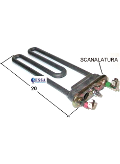 RESISTENZA 1800W SCAN/PLAST. FORO X TERM