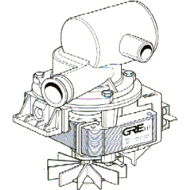 POMPA SCARICO G53-54 C/CHIOCCIOLA