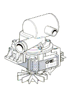 POMPA SCARICO G53-54 C/CHIOCCIOLA