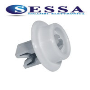 SUPPORTO + RUOTA CARRELLO L/S X CM.45