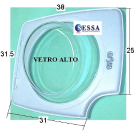 OBLO'COMPLETO VETRO D.265MM.
