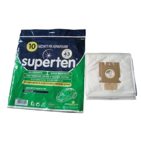 20 Sacchetti Per Aspirapolvere + 20 Profumatori Per Hoover Athos Serie - Compatibili